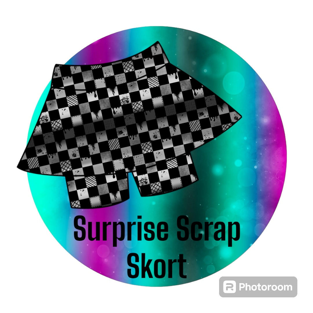 surprise scrap skort