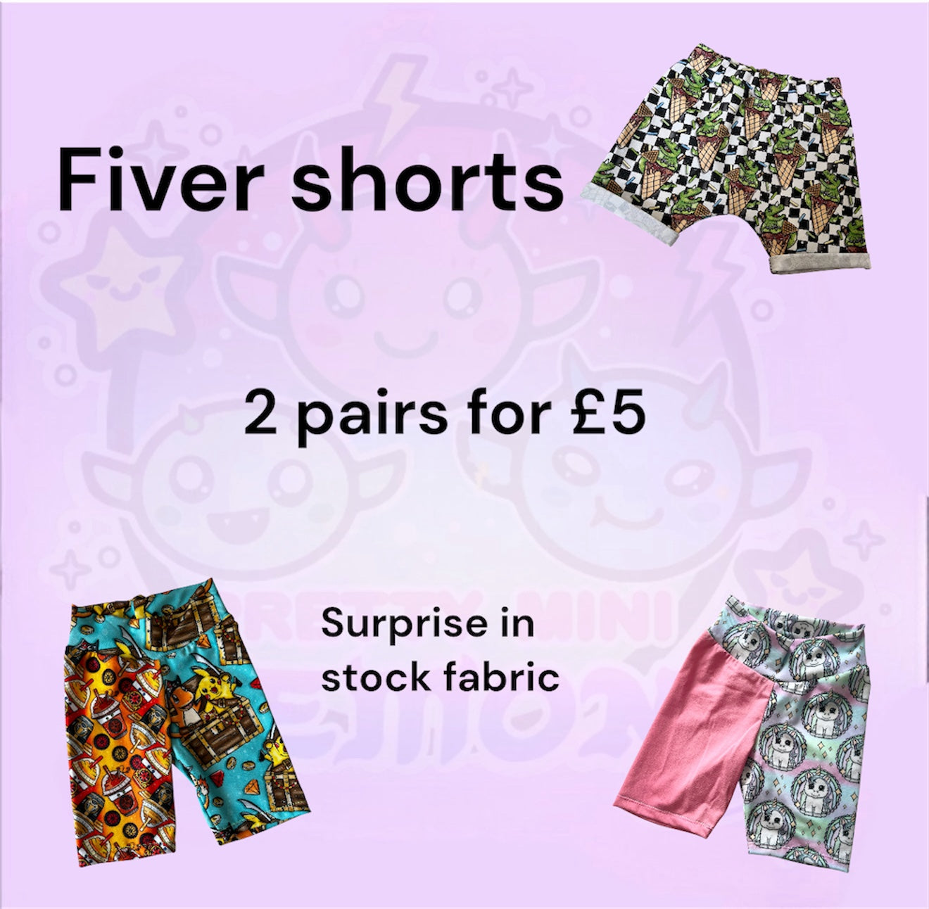 2 for £5 surprise shorts